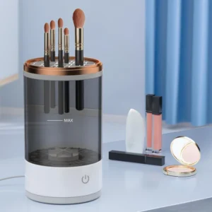 limpiador y secador de brochas de maquillaje